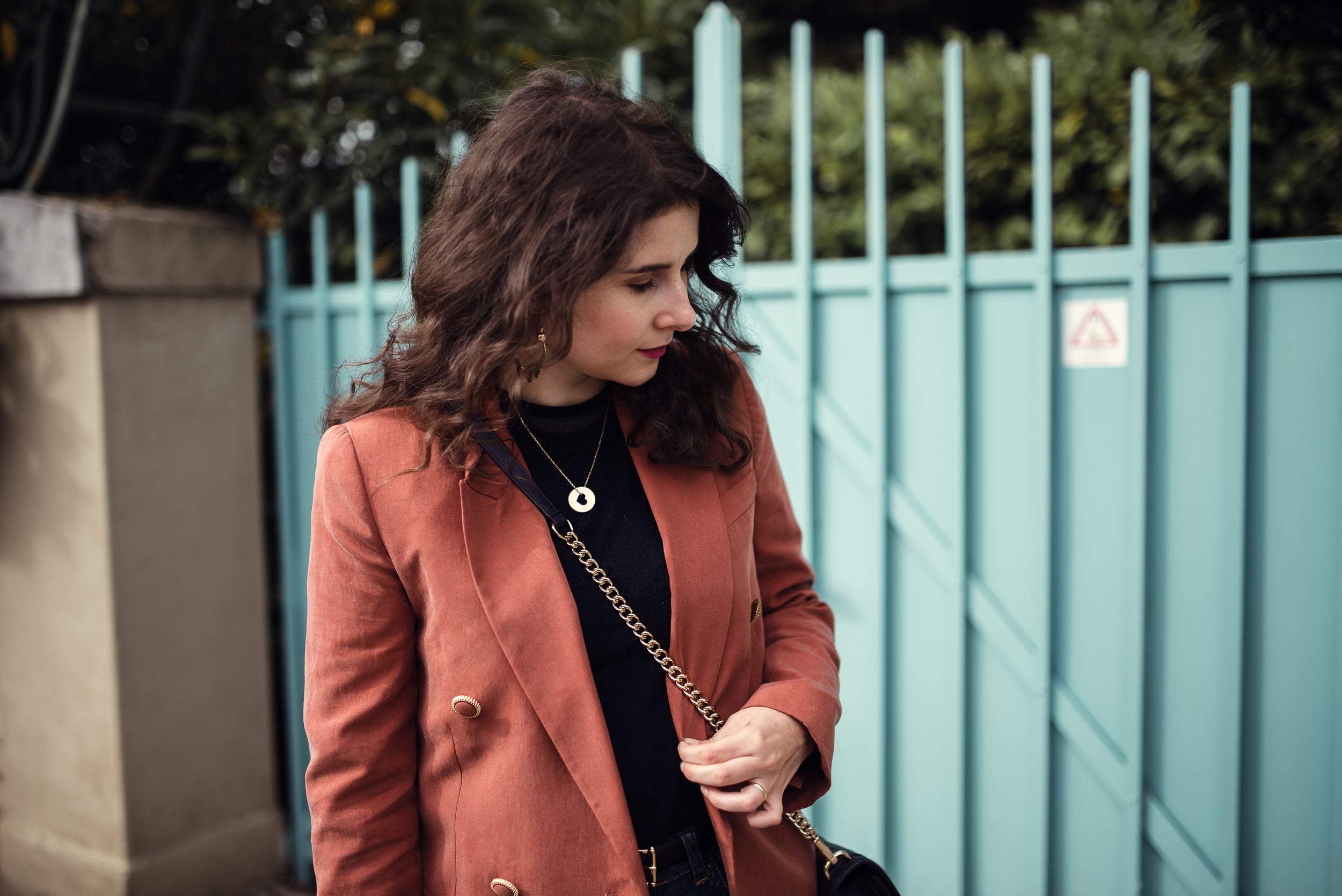 Le blazer terracotta pour l'automne