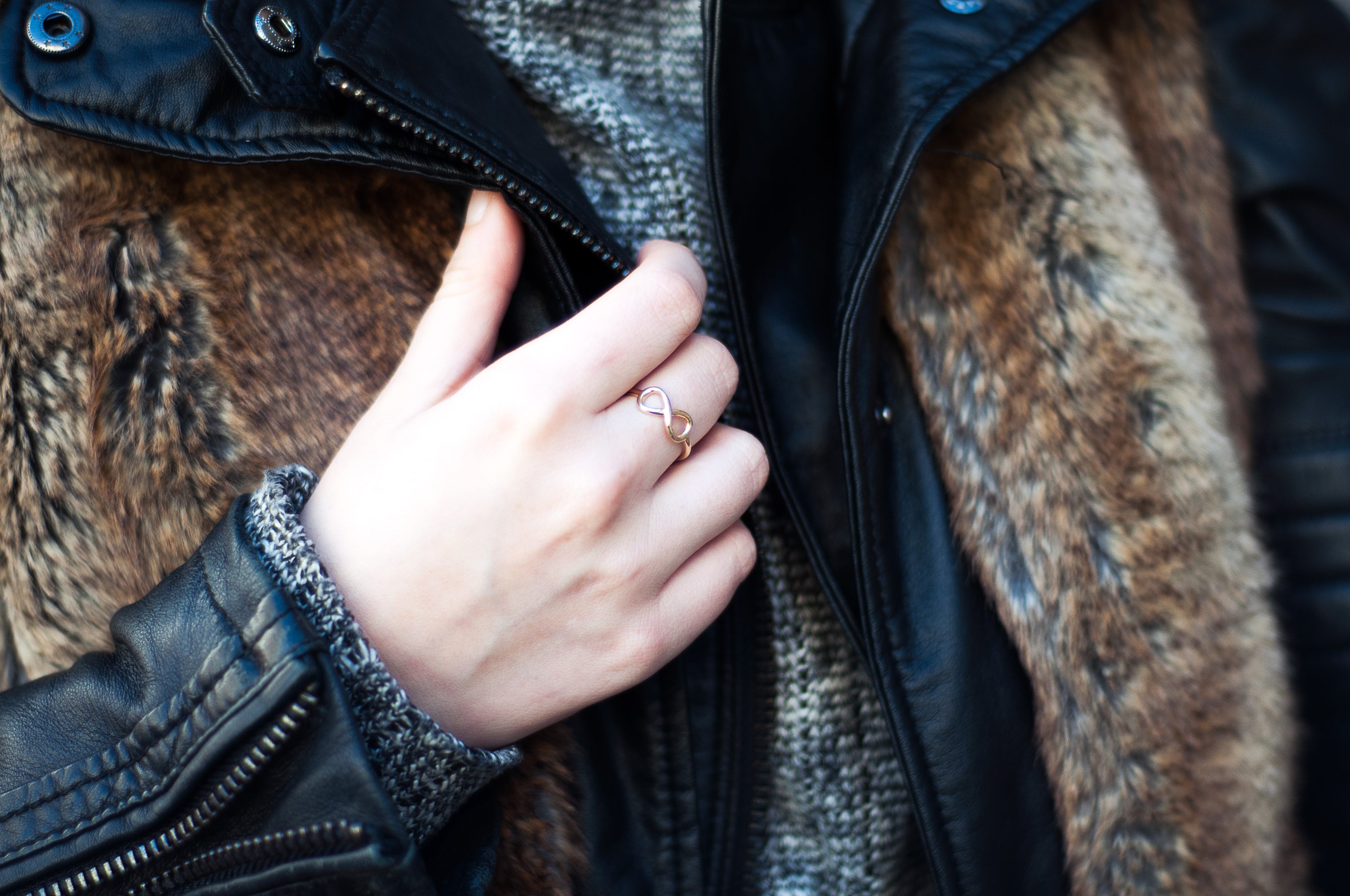Le gilet en fausse fourrure