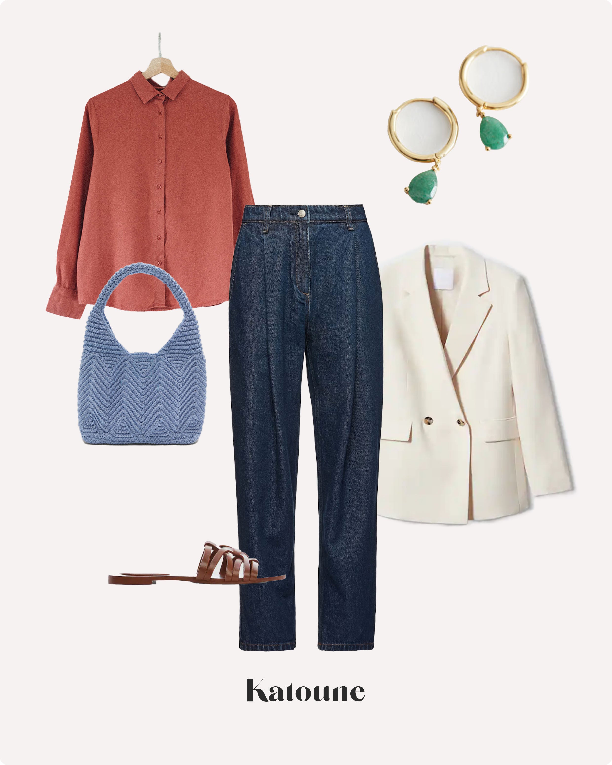5 idées de tenues avec une chemise Terracotta