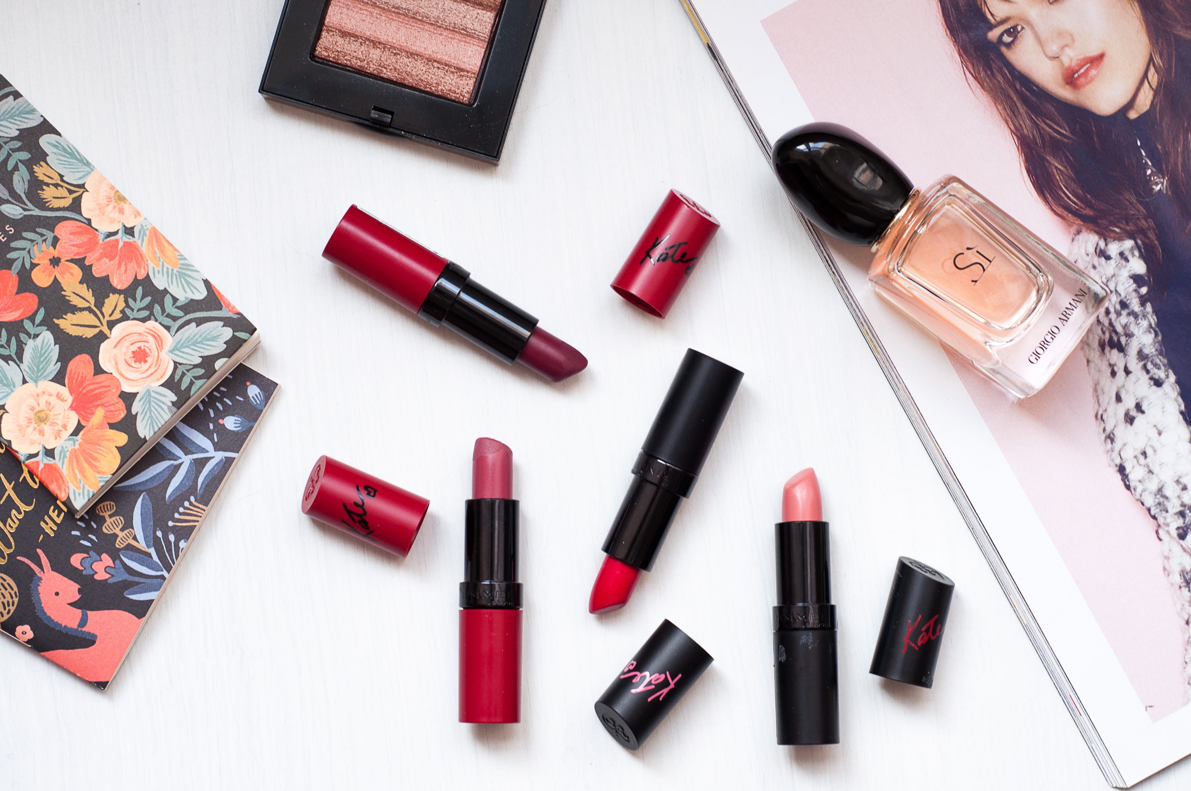 Les rouges à lèvres Rimmel de Kate Moss