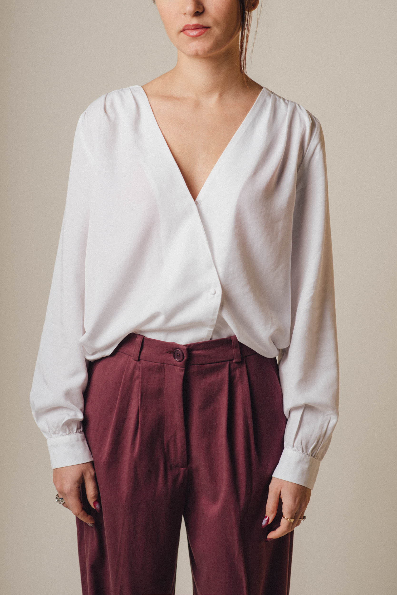 Blouse Carla - Blanche