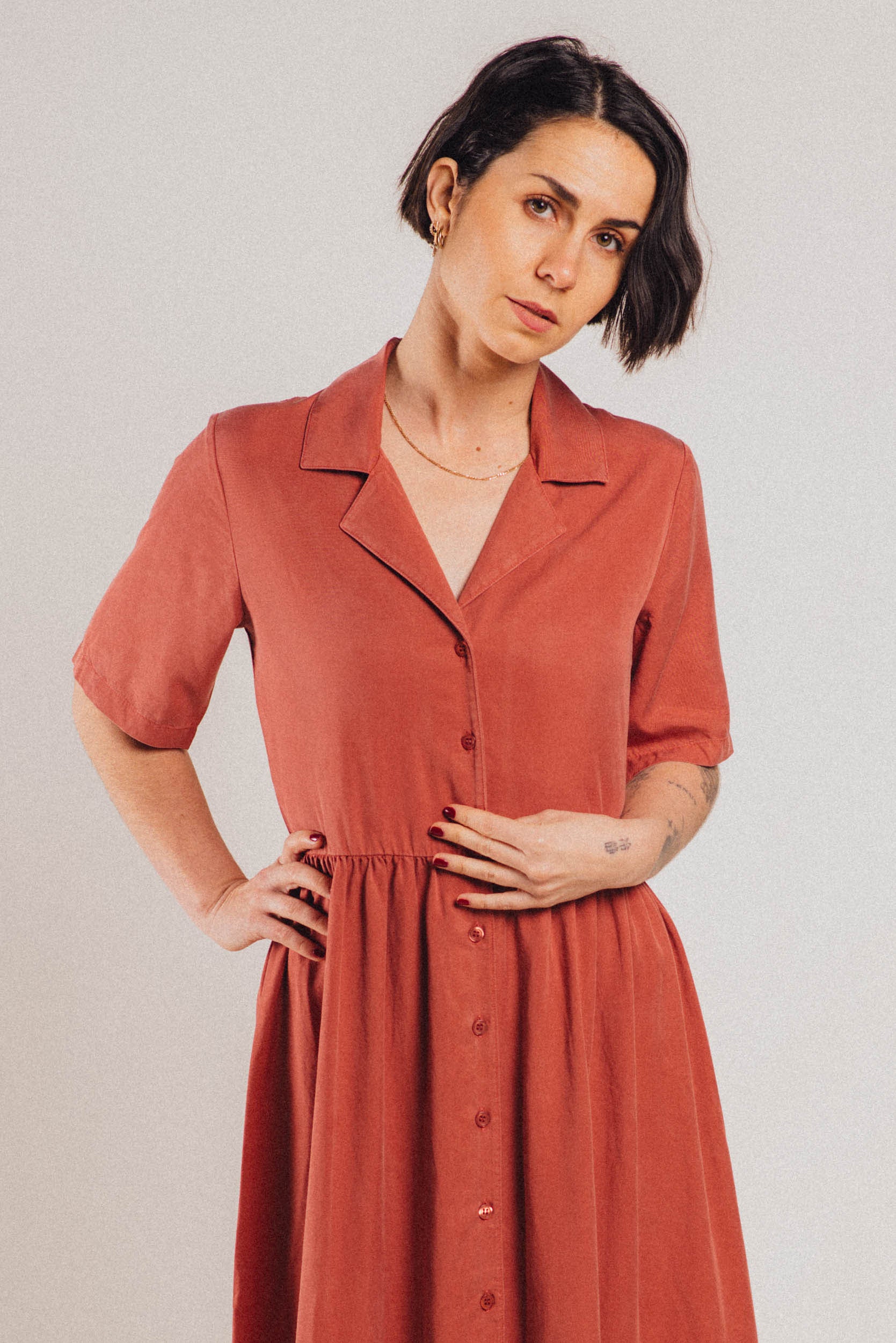 Robe Valentina - Terracotta