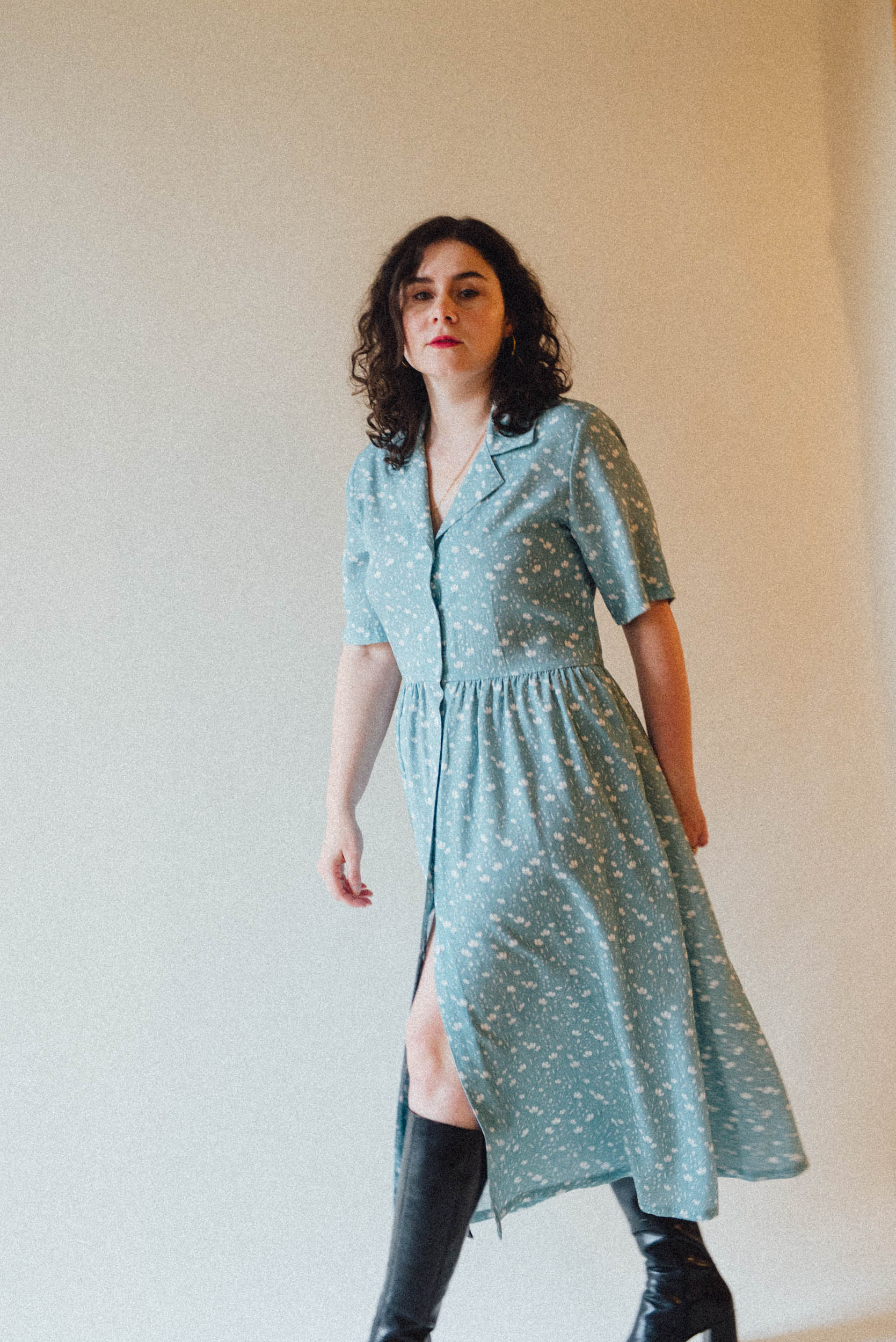 Robe Valentina - Blue Botanical