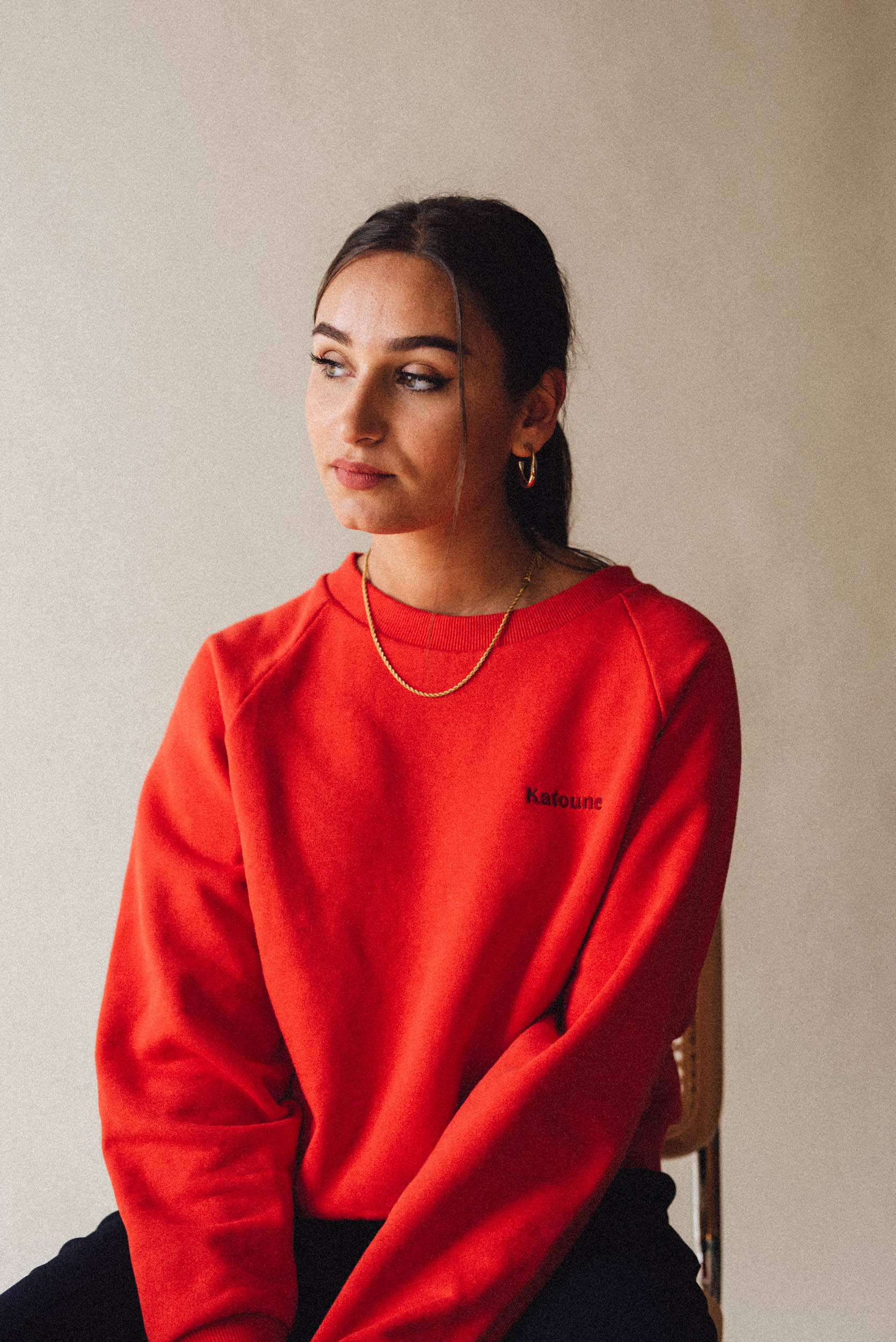 sweat-shirt-rouge-manches-raglan-coton-bio-organic