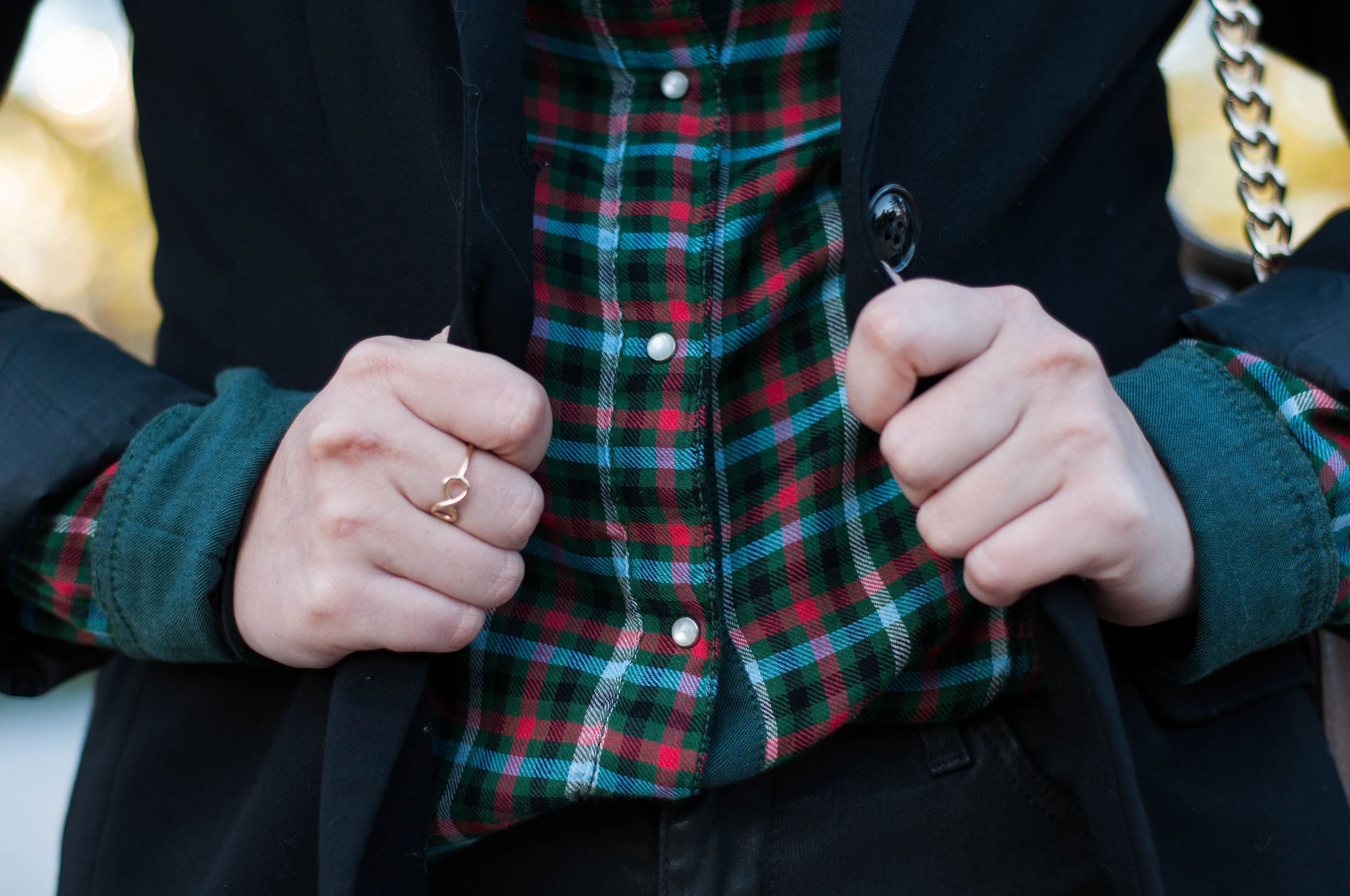 Look du jour : La chemise à carreaux