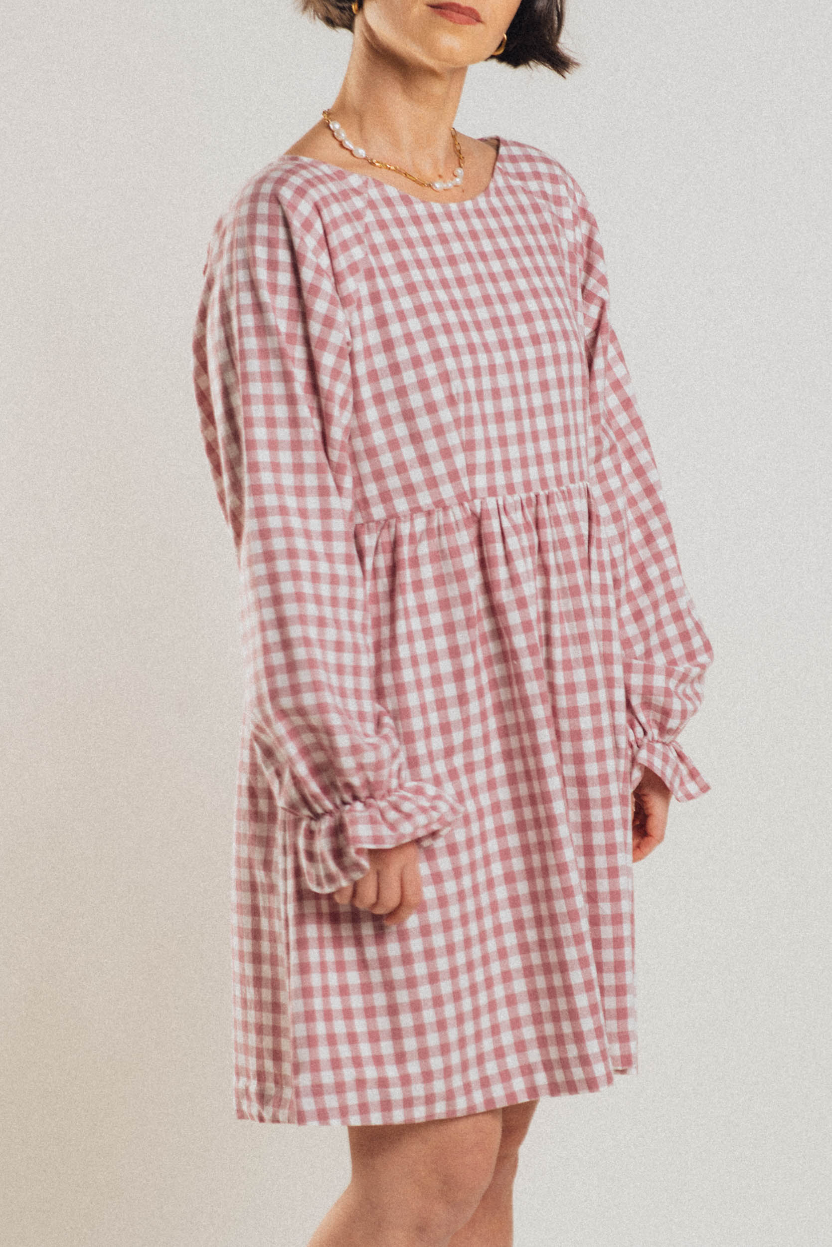 Robe Alexa - Vichy mauve