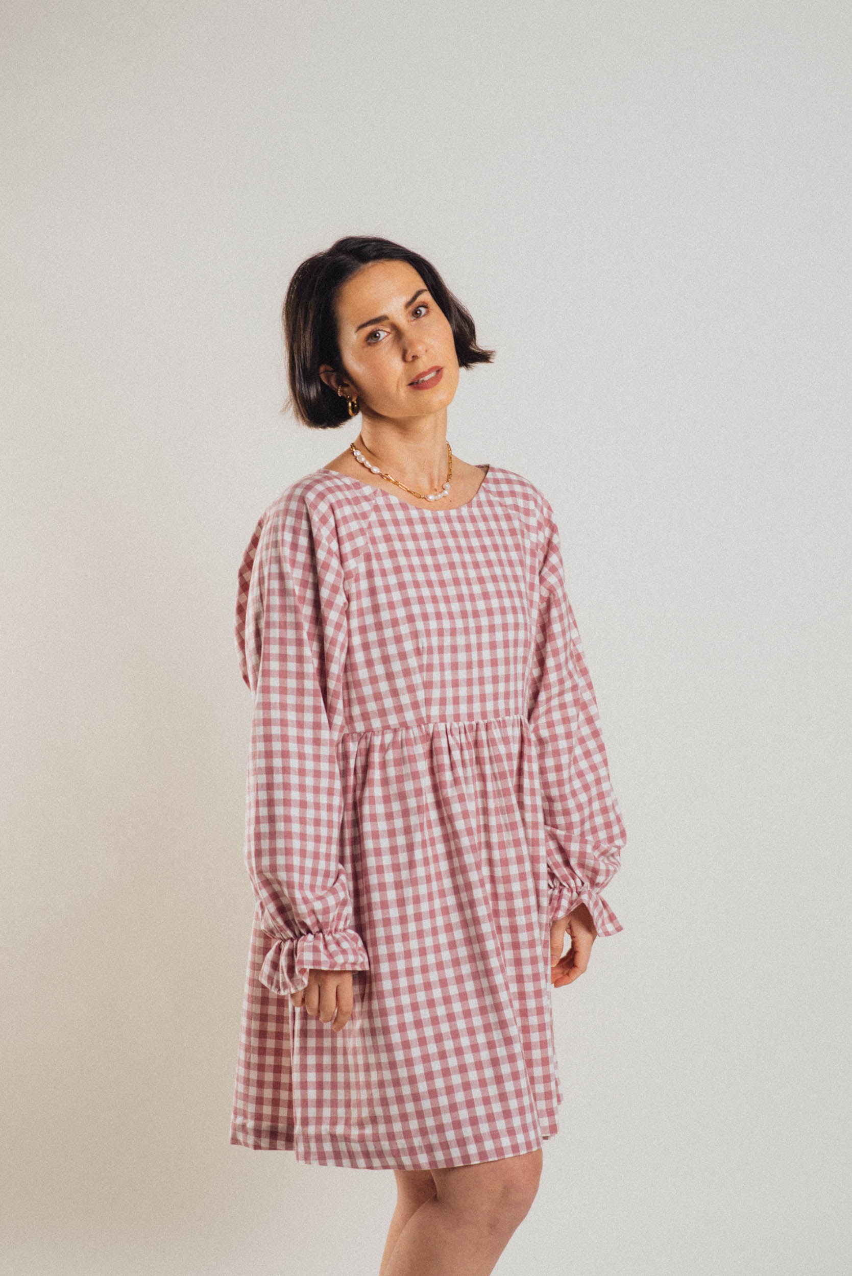 Robe Alexa - Vichy mauve
