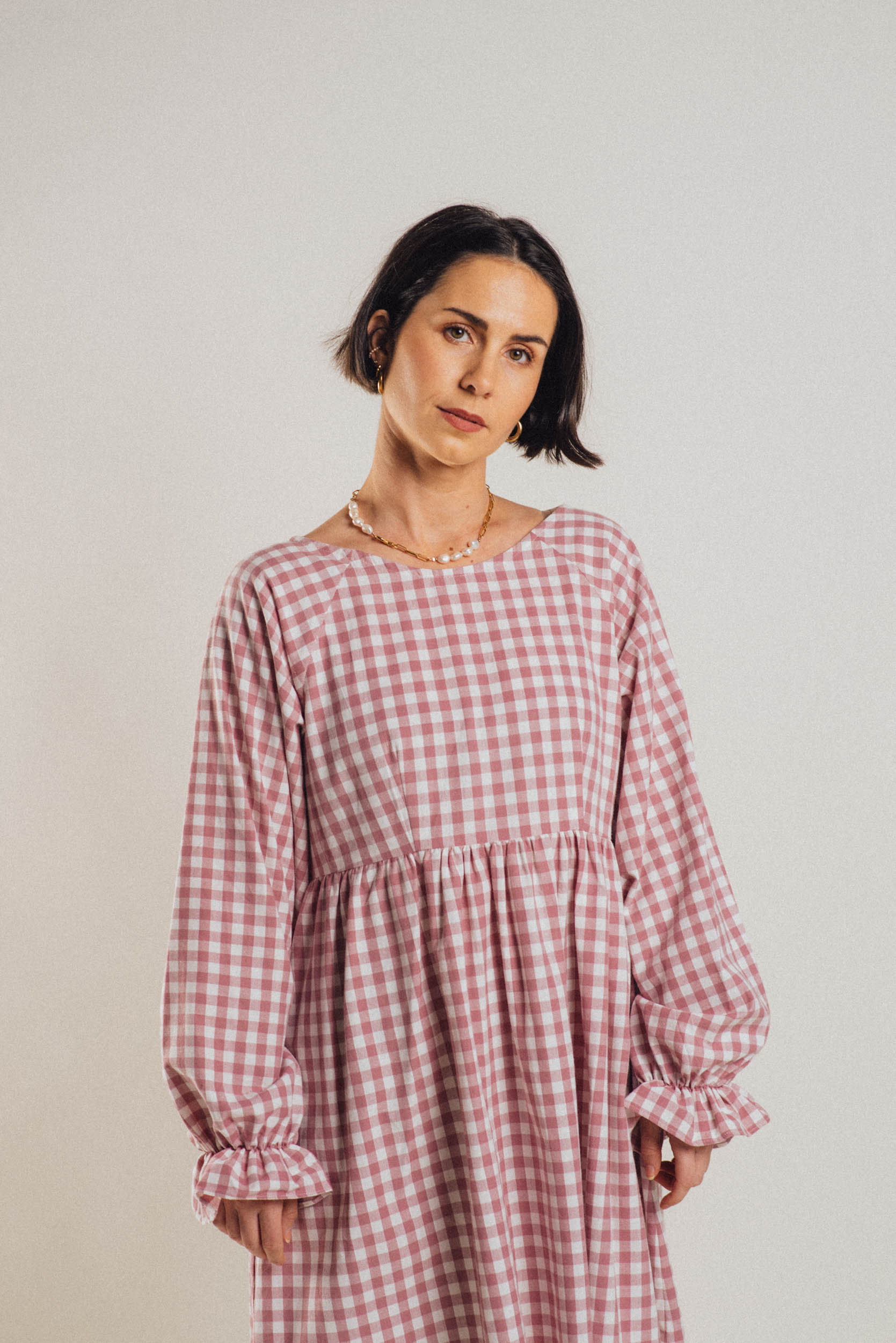 Robe Alexa - Vichy mauve