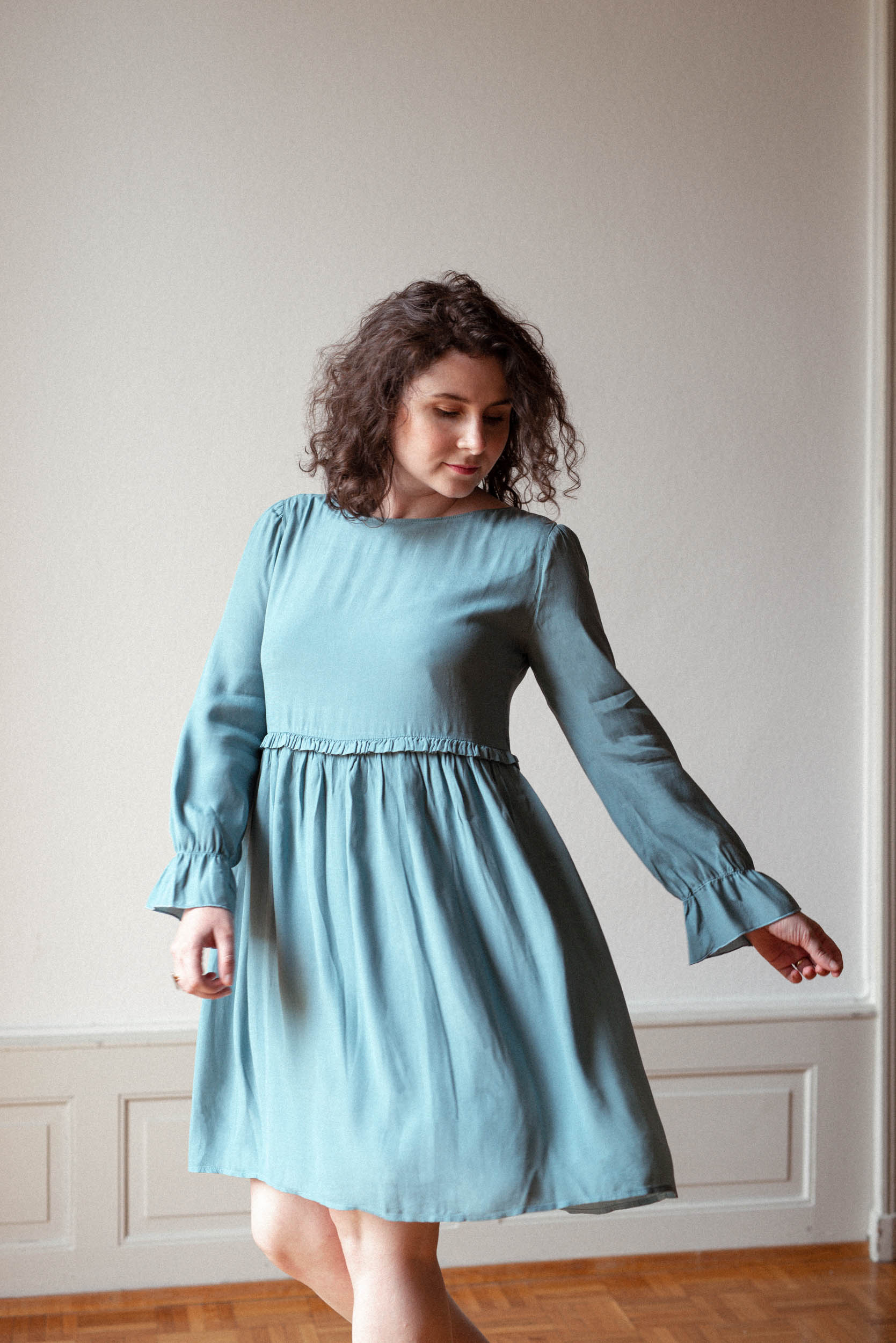 Prototype - Alexia dress - Vintage blue